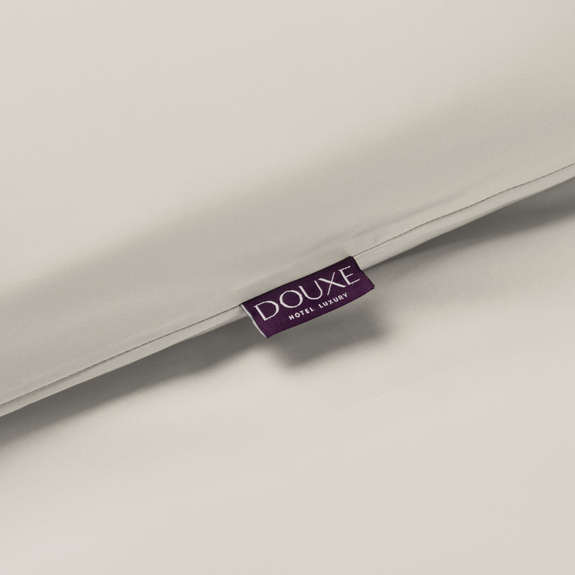 Kids Duvet Cover Egyptian Cotton Percale 400TC Greige - Petit Hôtel