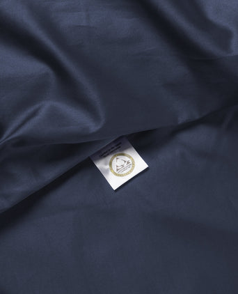 Set of 2 Pillowcases Egyptian Cotton Sateen 400TC | Harbour Blue Set of 2 Pillowcases Egyptian Cotton Sateen 400TC | Harbour Blue