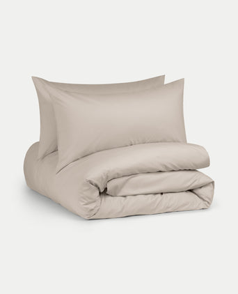 Duvet Cover Set Egyptian Cotton Percale 400 TC | Latte Duvet Cover Set Egyptian Cotton Percale 400 TC | Latte