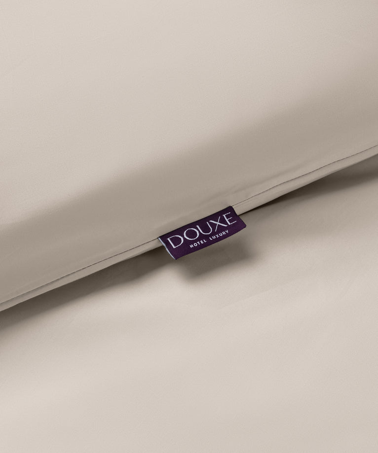 Duvet Cover Set Egyptian Cotton Percale 400 TC | Latte