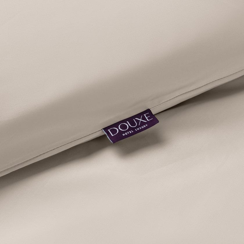 Duvet Cover Set Egyptian Cotton Percale 400TC | Latte