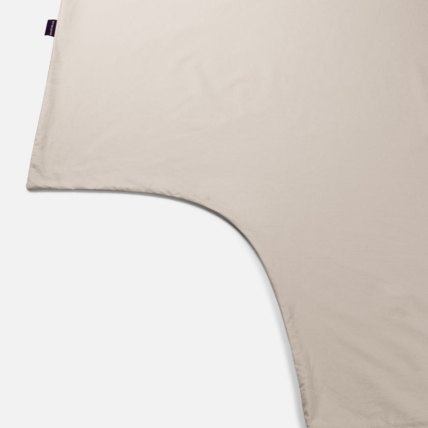 Duvet Cover Set Egyptian Cotton Percale 400TC | Latte
