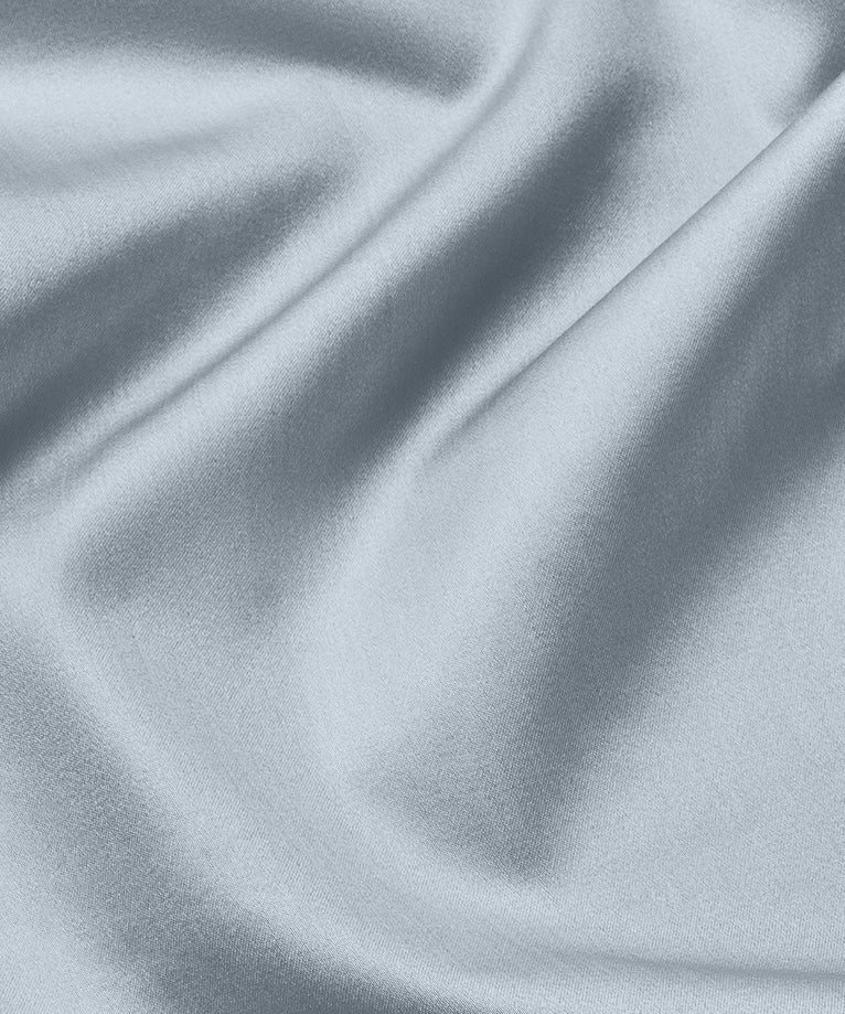 Duvet Cover Set Egyptian Cotton Sateen 400 TC | Misty Blue