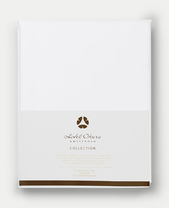 Okura Duvet Cover Set Egyptian Cotton 600TC Sateen | White Okura Duvet Cover Set Egyptian Cotton 600TC Sateen | White