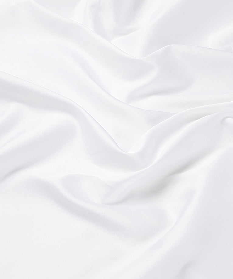 Okura Duvet Cover Set Egyptian Cotton 600TC Sateen | White