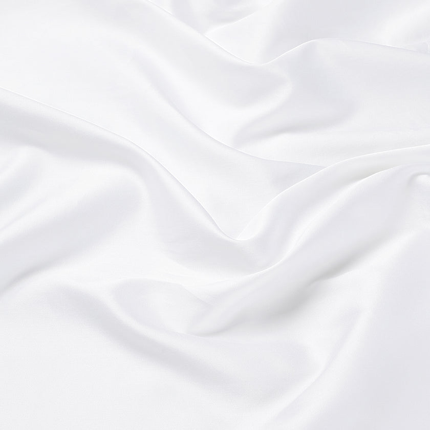 Okura Duvet Cover Set Egyptian Cotton 600TC Sateen | White