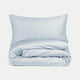 Duvet Cover Set & Fitted Sheet Sateen | Pastel Blue