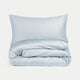 Duvet Cover Set Egyptian Cotton Sateen 400 TC | Pastel Blue