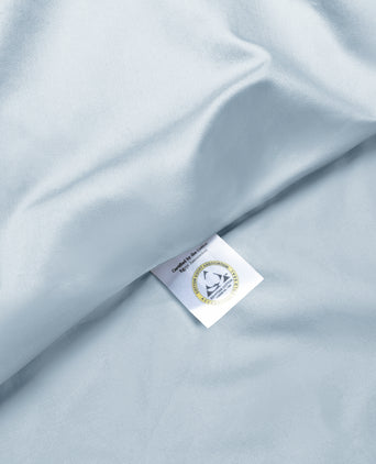 Duvet Cover Set Egyptian Cotton Sateen 400 TC | Pastel Blue Duvet Cover Set Egyptian Cotton Sateen 400 TC | Pastel Blue