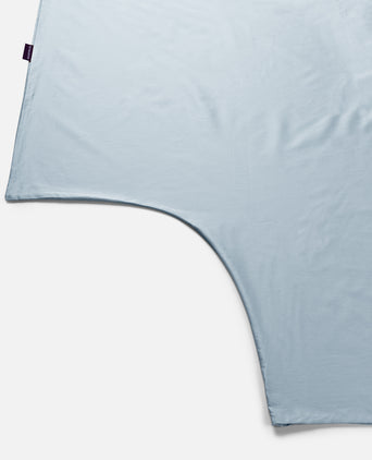 Duvet Cover Set & Fitted Sheet Sateen | Pastel Blue Duvet Cover Set & Fitted Sheet Sateen | Pastel Blue