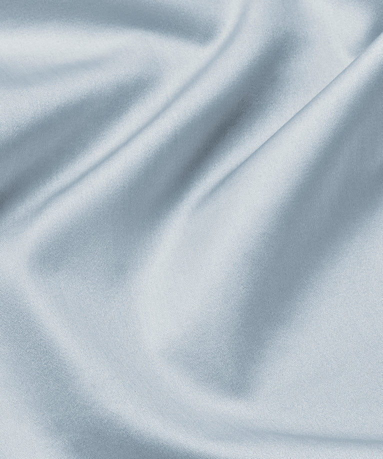 Duvet Cover Set Egyptian Cotton Sateen 400 TC | Pastel Blue