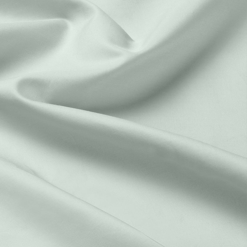 Set of 2 Pillowcases Egyptian Cotton Percale 400TC | Pastel Green
