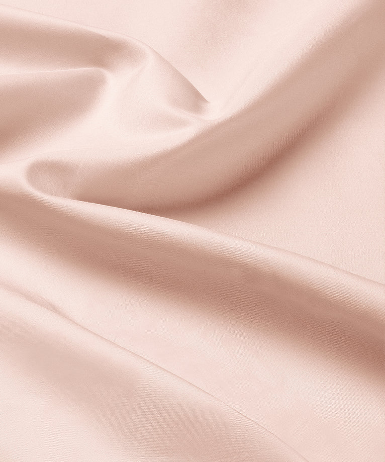 Duvet Cover Set Egyptian Cotton Percale 400 TC | Blush Pink