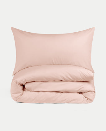 Duvet Cover Set Egyptian Cotton Percale 400 TC | Blush Pink Duvet Cover Set Egyptian Cotton Percale 400 TC | Blush Pink