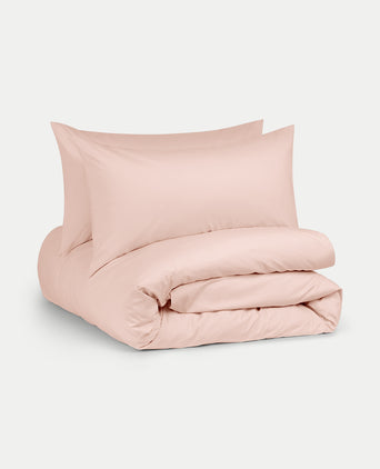 Duvet Cover Set Egyptian Cotton Percale 400 TC | Blush Pink Duvet Cover Set Egyptian Cotton Percale 400 TC | Blush Pink