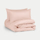 Duvet Cover Set Egyptian Cotton Percale 400 TC | Blush Pink