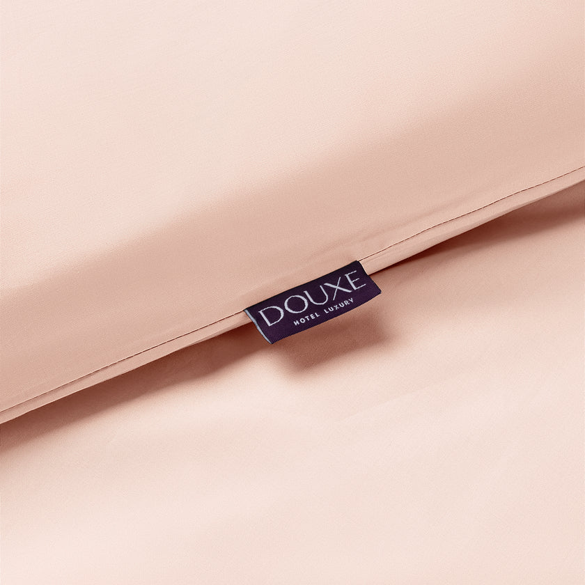 Duvet Cover Set Egyptian Cotton Percale 400TC | Blush Pink