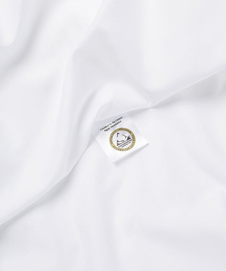 Pulitzer Duvet Cover Set - 400TC Sateen Egyptian Cotton | White
