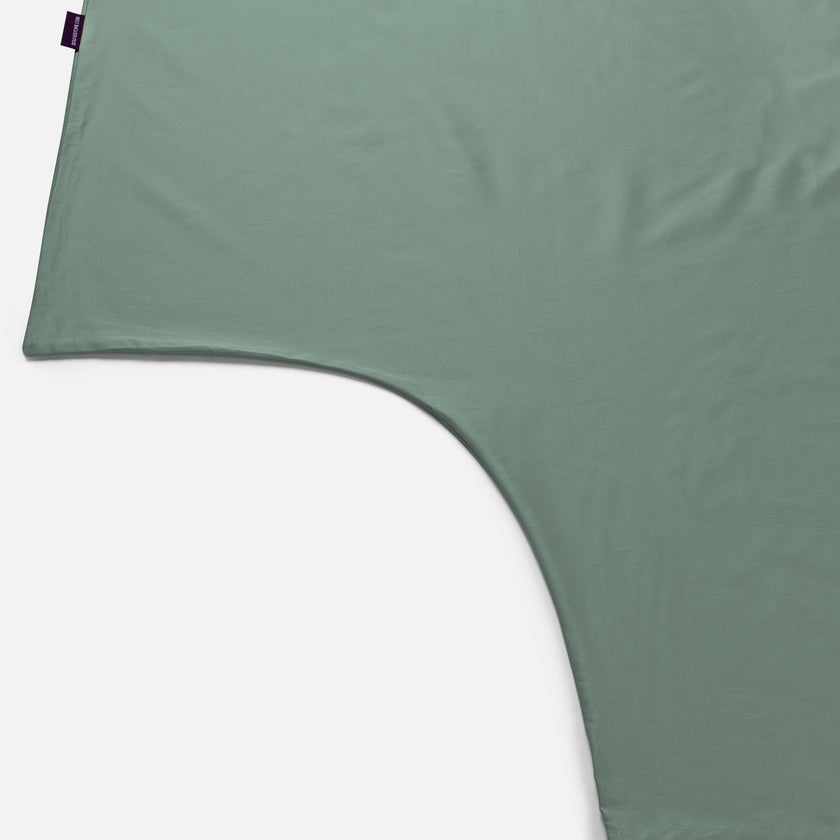 Kids Duvet Cover Egyptian Cotton Sateen 400TC Sage Green - Petit Hôtel