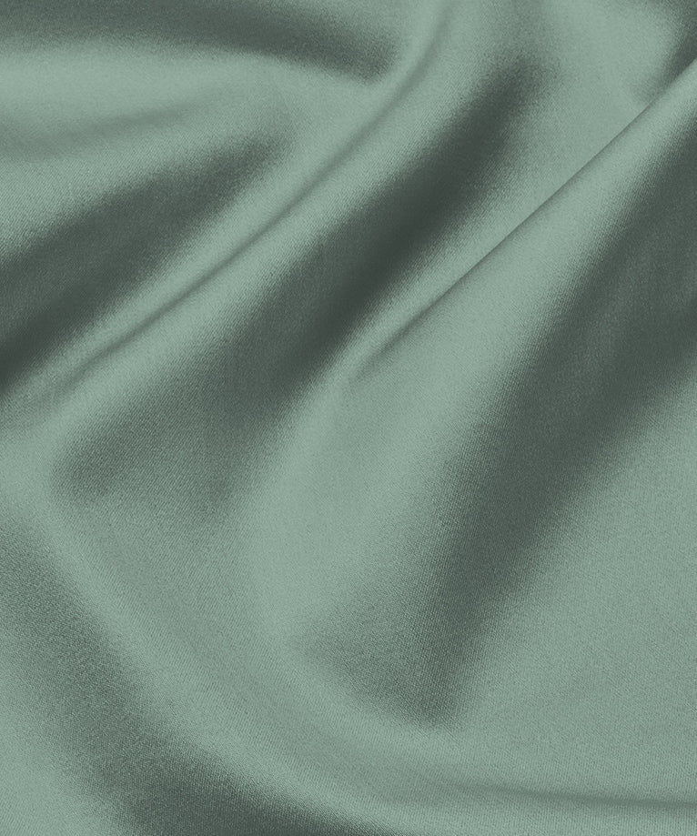 Kids Duvet Cover Egyptian Cotton Sateen 400TC Sage Green - Petit Hôtel