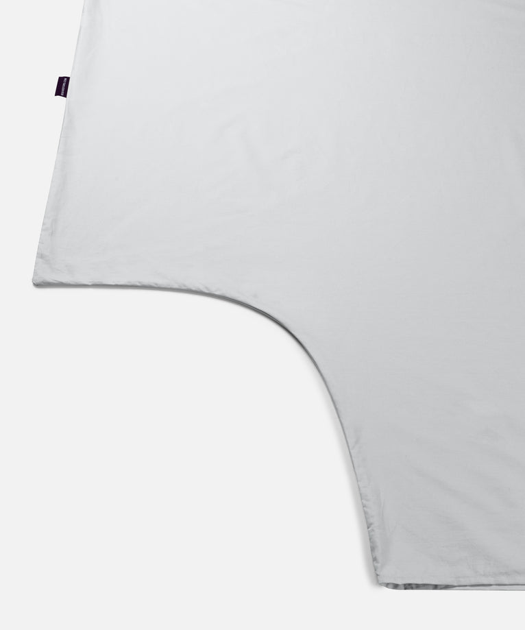Duvet Cover Set Egyptian Cotton Percale 400 TC | Silver Grey