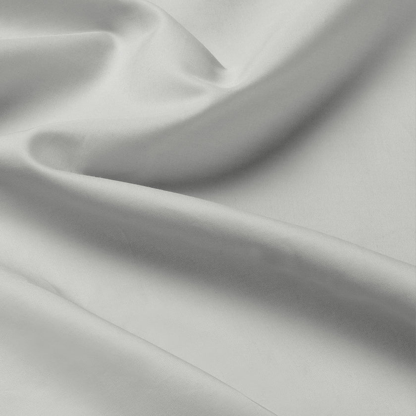 Duvet Cover Set & Fitted Sheet Percale | Silver Grey