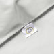 Set of 2 Pillowcases Egyptian Cotton Percale 400TC | Silver Grey