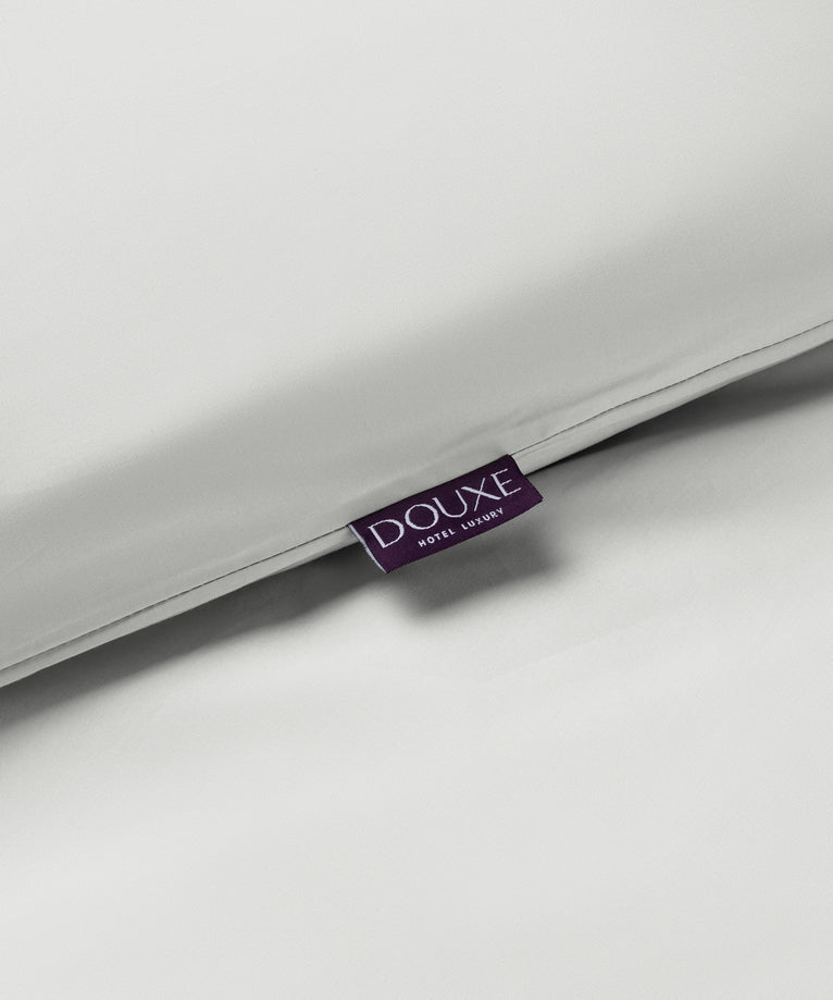 Duvet Cover Set 400TC Percale Egyptian Cotton | Silver Grey