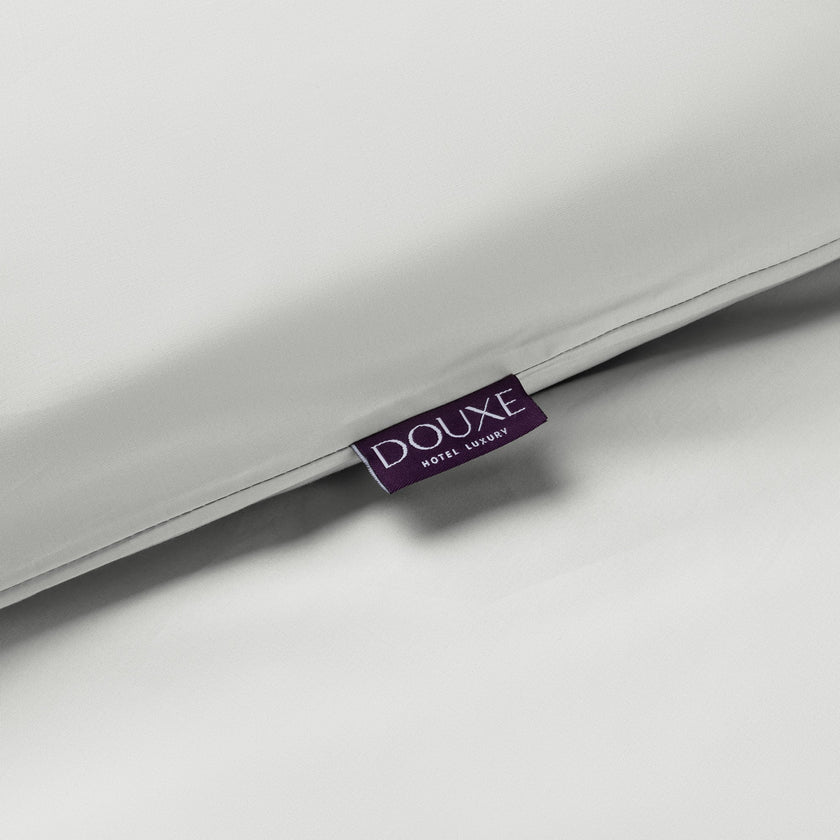 Kids Duvet Cover Egyptian Cotton Percale 400TC Silver Grey - Petit Hôtel