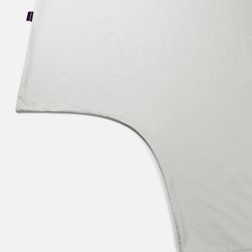Duvet Cover Set & Fitted Sheet Percale | Silver Grey