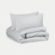 Duvet Cover Set Egyptian Cotton Sateen 400 TC | Silver Grey