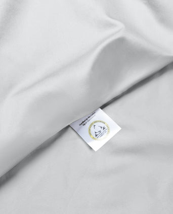 Duvet Cover Set Egyptian Cotton Sateen 400 TC | Silver Grey Duvet Cover Set Egyptian Cotton Sateen 400 TC | Silver Grey