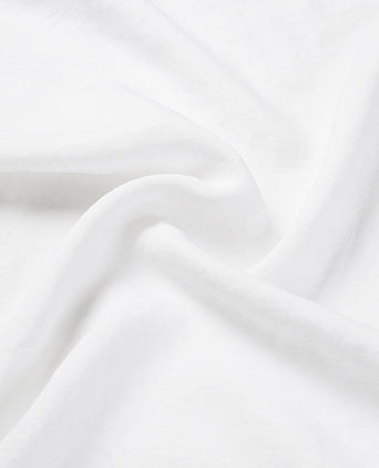 Fitted Sheet 100% Washed Linen | White Fitted Sheet 100% Washed Linen | White