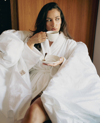 Okura Duvet Cover Set Egyptian Cotton 600TC Sateen | White Okura Duvet Cover Set Egyptian Cotton 600TC Sateen | White