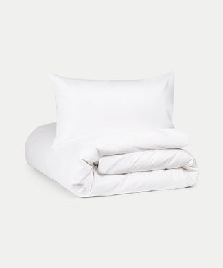 Duvet Cover Set Egyptian Cotton Percale 400 TC | White Duvet Cover Set Egyptian Cotton Percale 400 TC | White