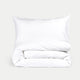 Duvet Cover Set & Fitted Sheet Sateen | White