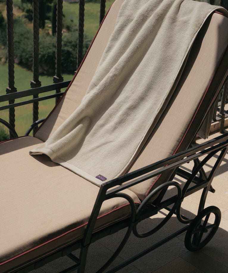 Towel zero-twist cotton 100x150 cm | Pebble Beach