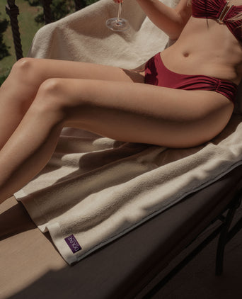 Towel zero-twist cotton 100x150 cm | Pebble Beach Towel zero-twist cotton 100x150 cm | Pebble Beach