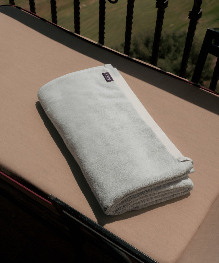 Towel zero-twist cotton 100x150 cm | Silver Grey