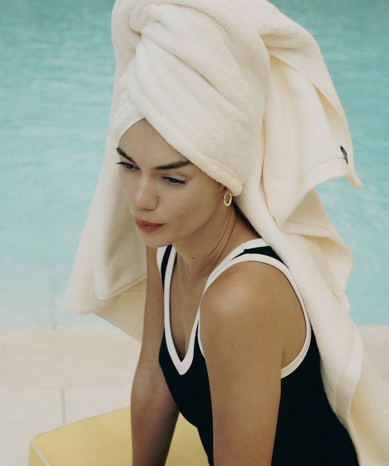 Towel zero-twist cotton 100x180 cm | Cream