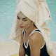 Towel zero-twist cotton 100x180 cm | Cream