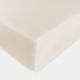 Fitted Sheet Egyptian Cotton Percale 400TC | Chalk White