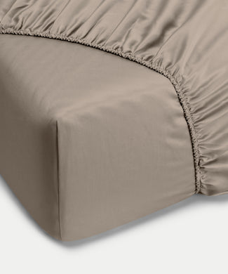 Fitted Sheet Egyptian Cotton Sateen 400TC | Champagne Fitted Sheet Egyptian Cotton Sateen 400TC | Champagne