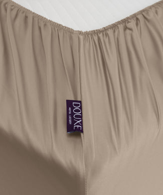 Fitted Sheet Egyptian Cotton Sateen 400TC | Champagne Fitted Sheet Egyptian Cotton Sateen 400TC | Champagne