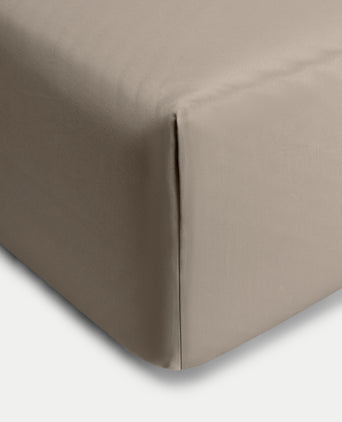 Fitted Sheet Egyptian Cotton Sateen 400TC | Champagne Fitted Sheet Egyptian Cotton Sateen 400TC | Champagne