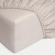 Fitted Sheet 100% Washed Linen | Oat