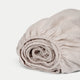 Fitted Sheet 100% Washed Linen | Oat