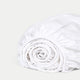 Duvet Cover Set & Fitted Sheet Washed Linen | White