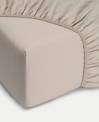 Kids Fitted Sheet Egyptian Cotton Percale 400TC Latte - Petit Hôtel Kids Fitted Sheet Egyptian Cotton Percale 400TC Latte - Petit Hôtel