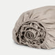 Fitted Sheet Egyptian Cotton Percale 400TC | Latte